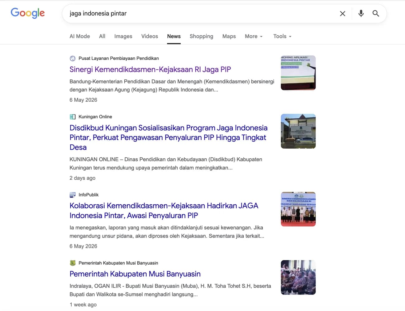 Liputan Media Nasional